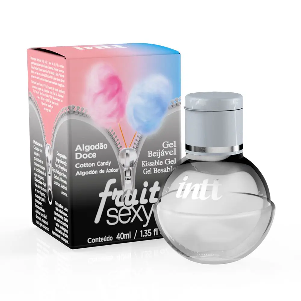 GEL COMESTÍVEL FRUIT SEXY ALGODÃO DOCE 40M – INTT