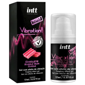 Vibration Gel Excitante que Vibra Sabor Chiclete 17ml Intt