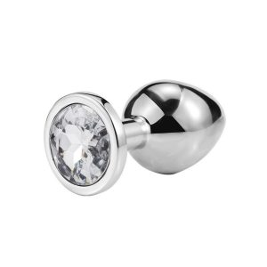PLUG ANAL COM JOIA redonda tamanho – M (5846) transparente