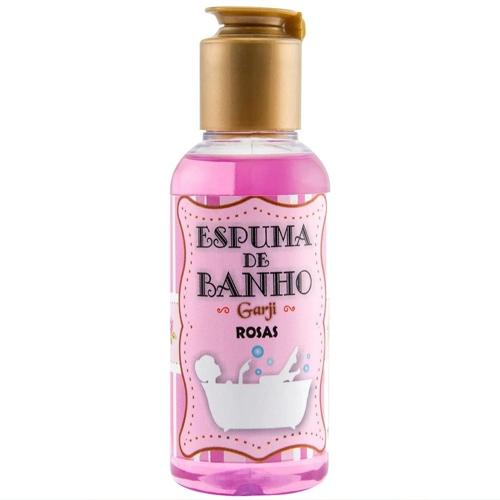 Espuma de Banho Aroma de Rosa – 120ml Garji