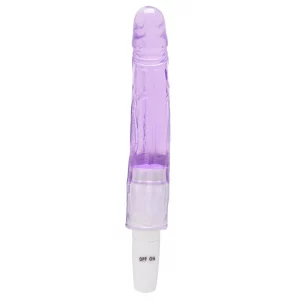 Miguel -Vibrador em silicone com formato de pênis- 01 intensidade (5102) ROXO