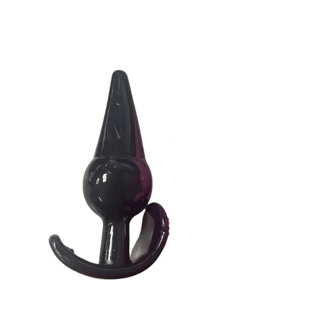 Plug Anal para Iniciantes em Silicone 13x3,6cm Preto