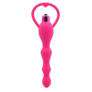 Plug anal escalonado com vibro (1101) rosa