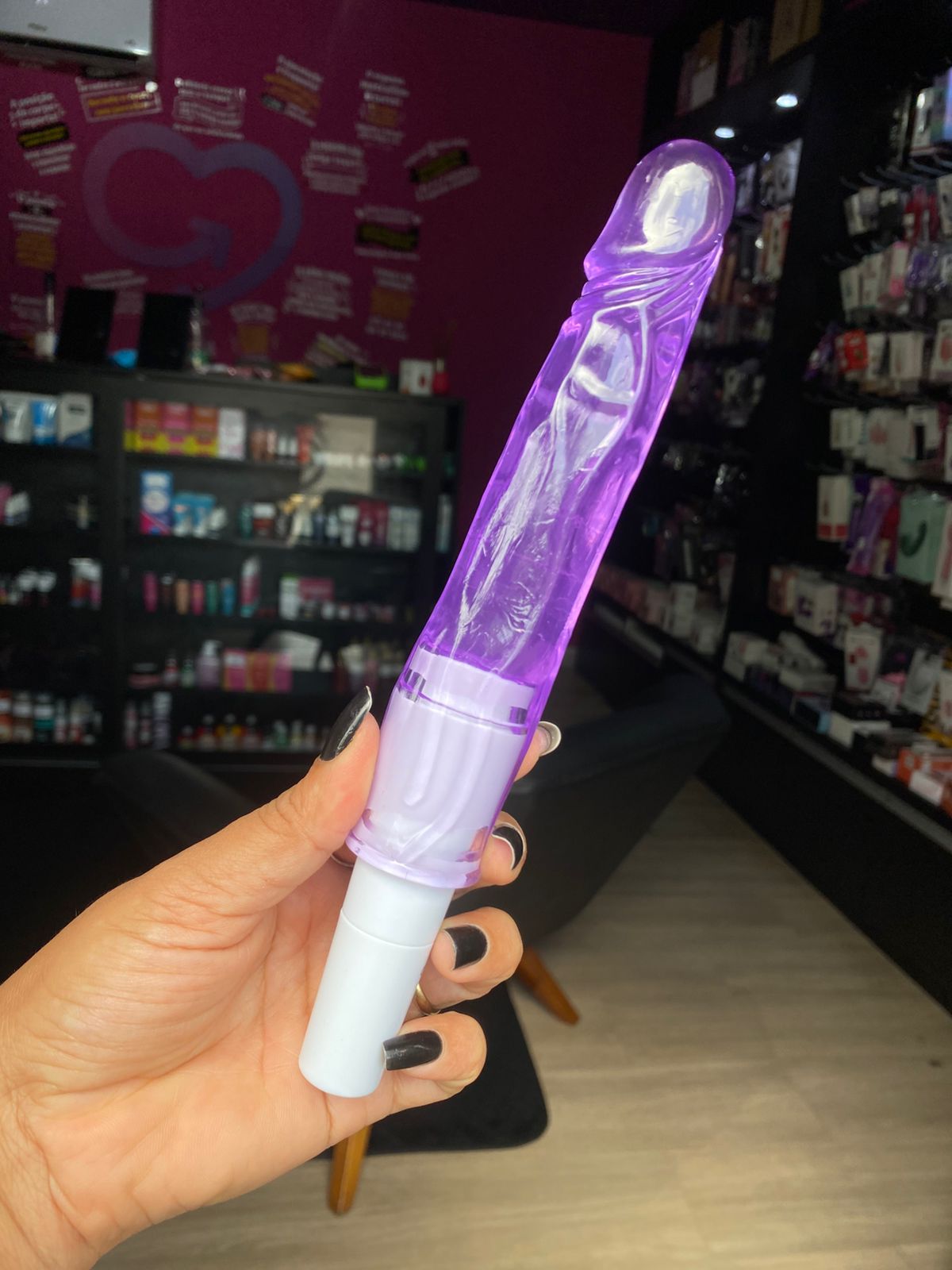 Miguel -V1br4d0r em silicone com formato de p3n1s- 01 intensidade (5102) pilha