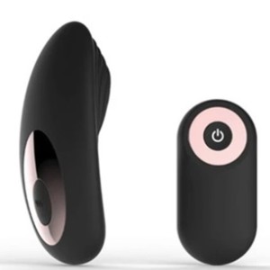 Vibrador de casal -para calcinha com controle sem fio- 10 intensidades (1124) preto