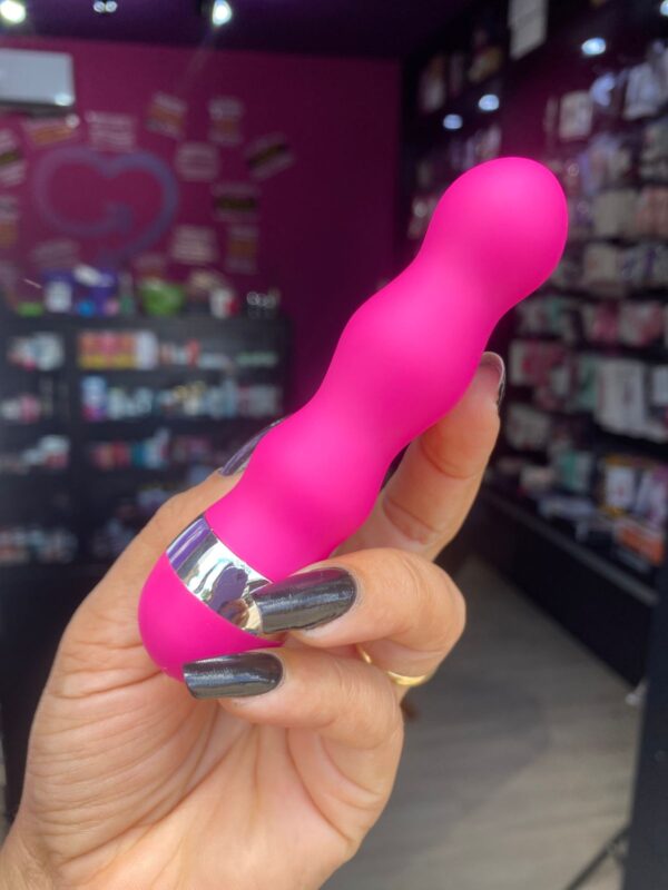 Ruan -Vibrador com Anéis Massageadores Multivelocidade (PS005B) pilha