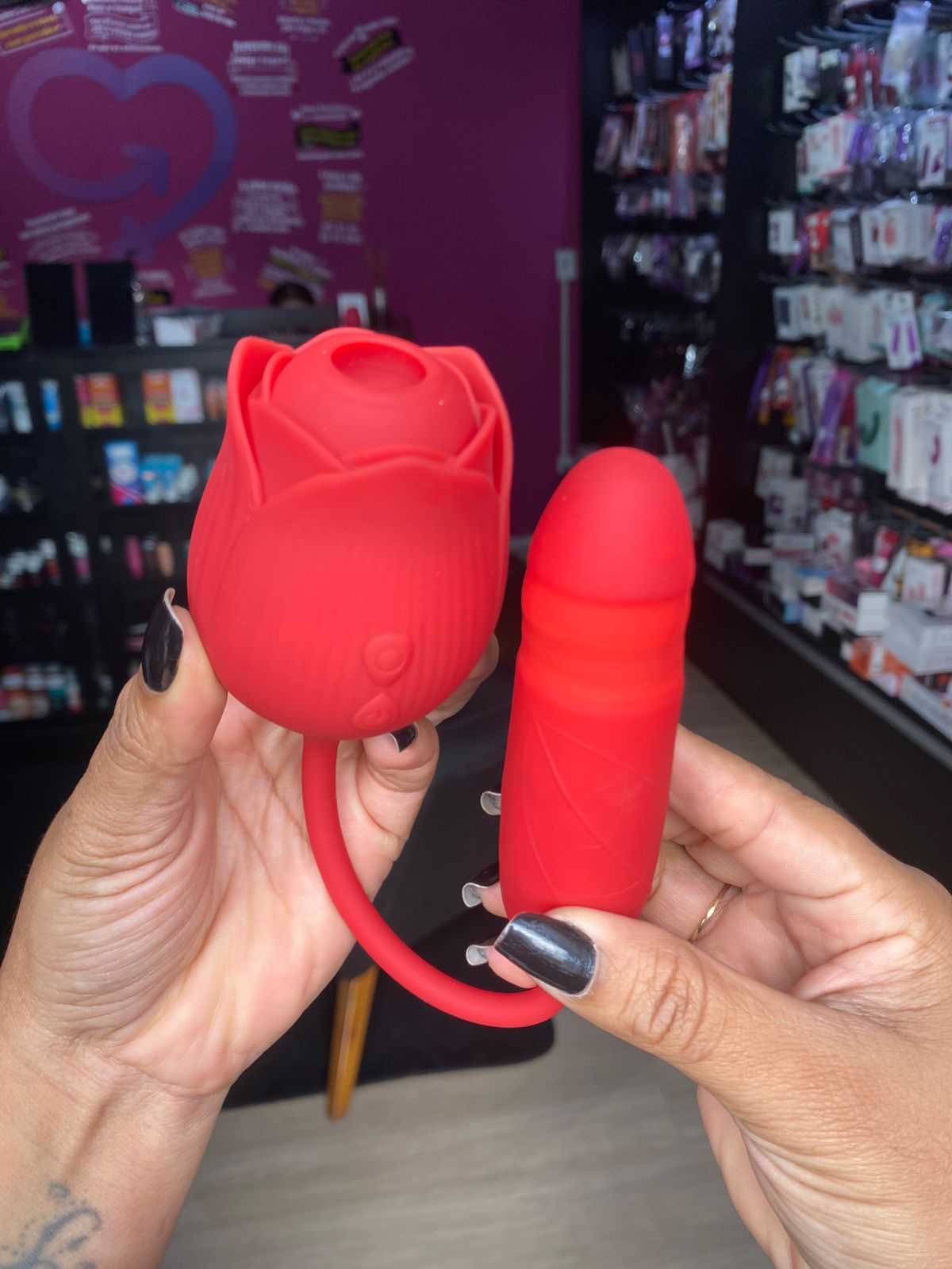 Rosa do Tesão (GOZ by iFody) — Vibrador 2 em 1 Recarregável | Ponto G Vai e Vem + Pulsação Clitoriana — foto 8