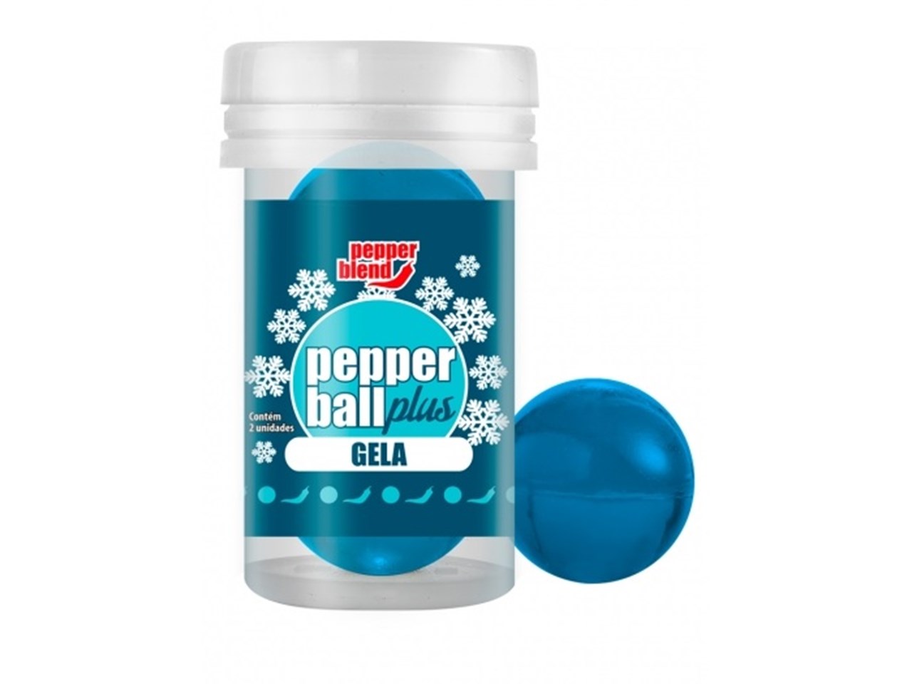 BOLINHA PEPPER BALL PLUS GELA (COM 2 UNIDADES) - PEPPER BLEND