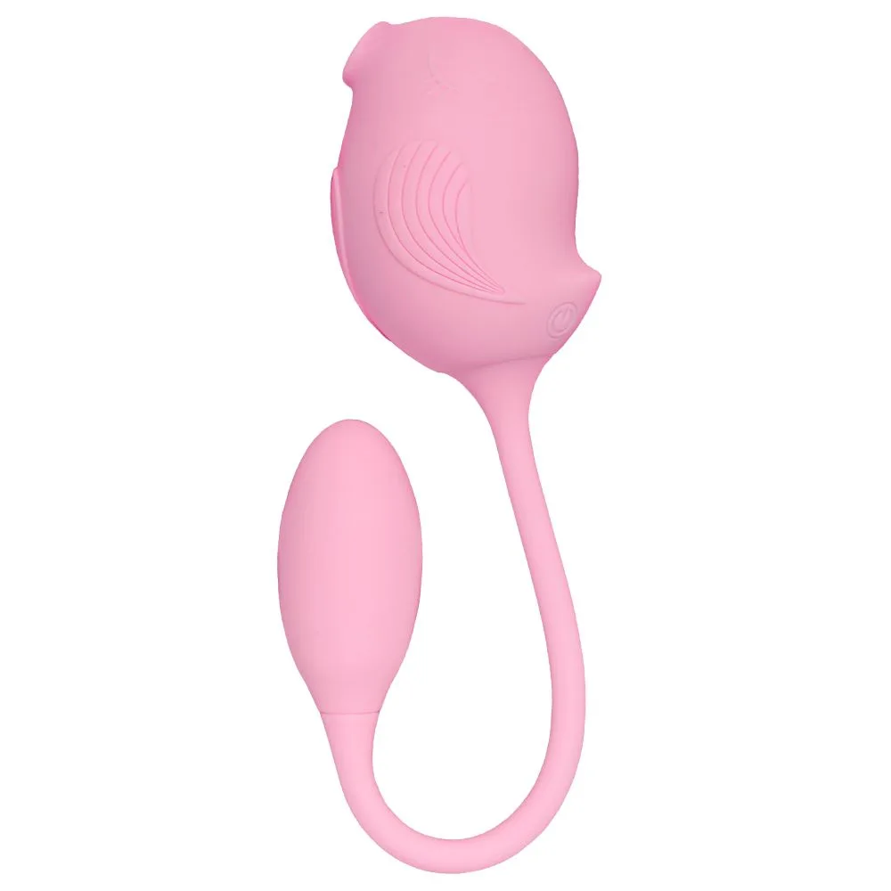 pássaro -vibrador por aplicativo de celular vibra e pulsa com linguinha (1516) recarregável