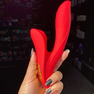 cloves -Vibrador ponto G e pulsação no clitóris- 10 intensidades (5891) vermelho