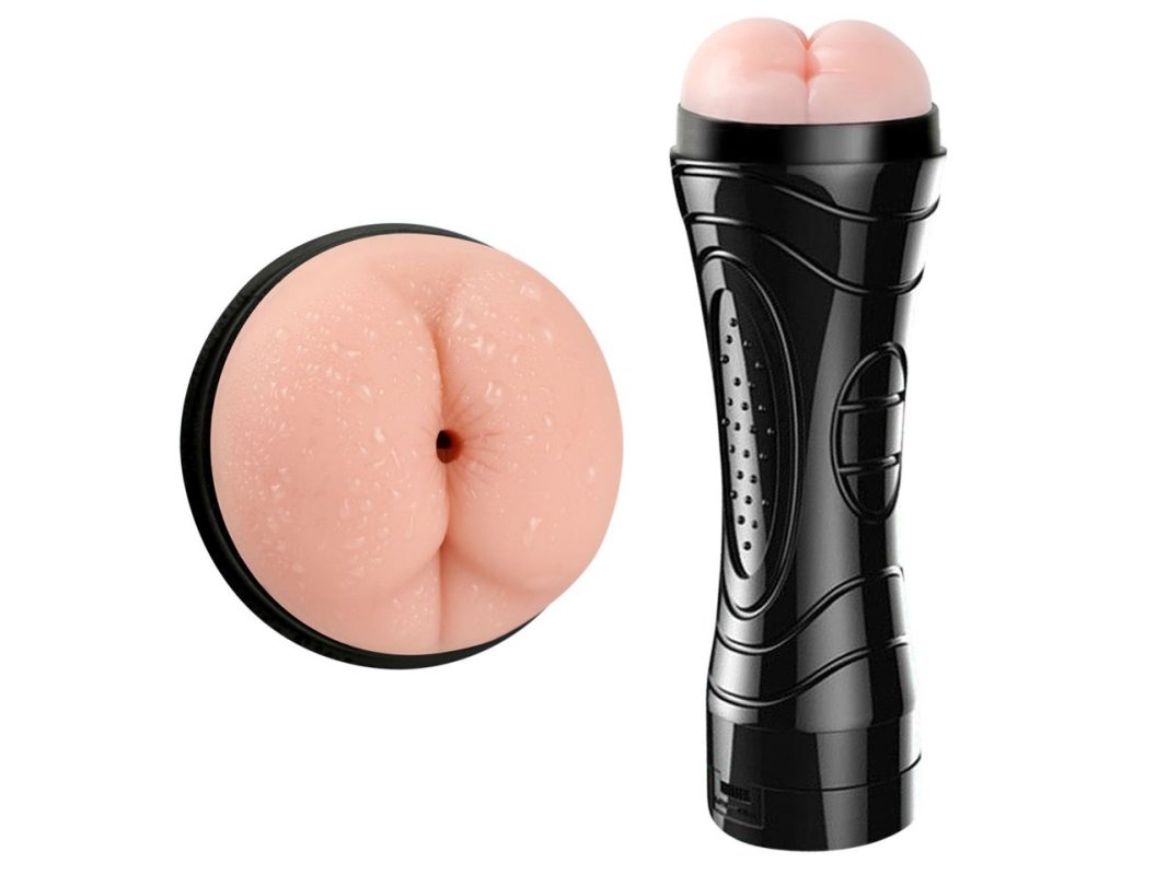 Masturbador Cyber Skin Flashlight em Formato de Ânus com Vibrador