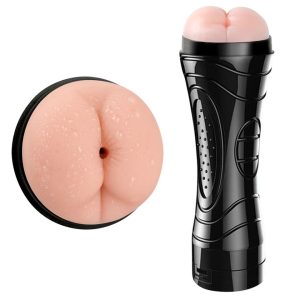 Masturbador Cyber Skin Flashlight em Formato de Ânus com Vibrador
