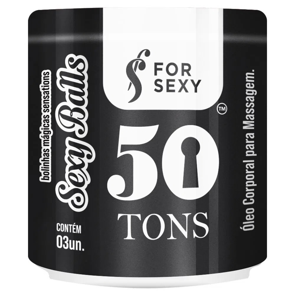 BOLINHA 50 TONS ( VIBRA, ESQUENTA, ESFRIA, PULSA )03 UNIDADES – FOR SEXY — comprar com embalagem discreta na iFody