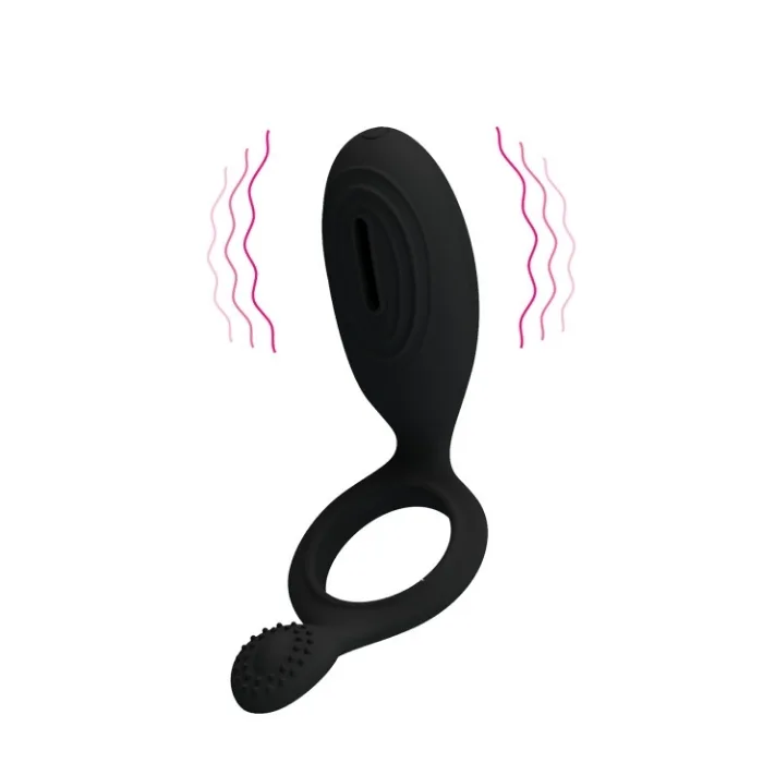 Anel Peniano Ethel Duplo com Vibrador (1192) Pretty Love