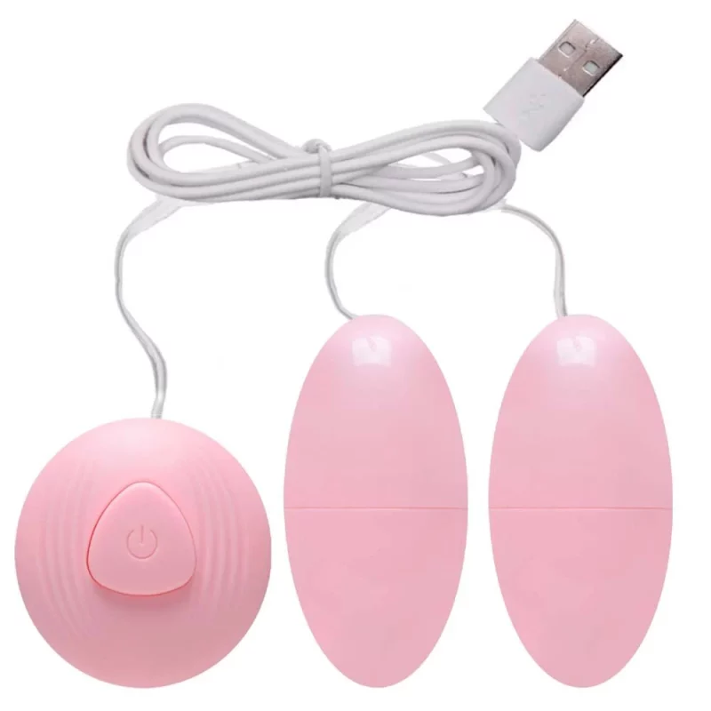 Bullet -Cápsula Vibratória Dupla com fio 07 intensidades (OV030) USB