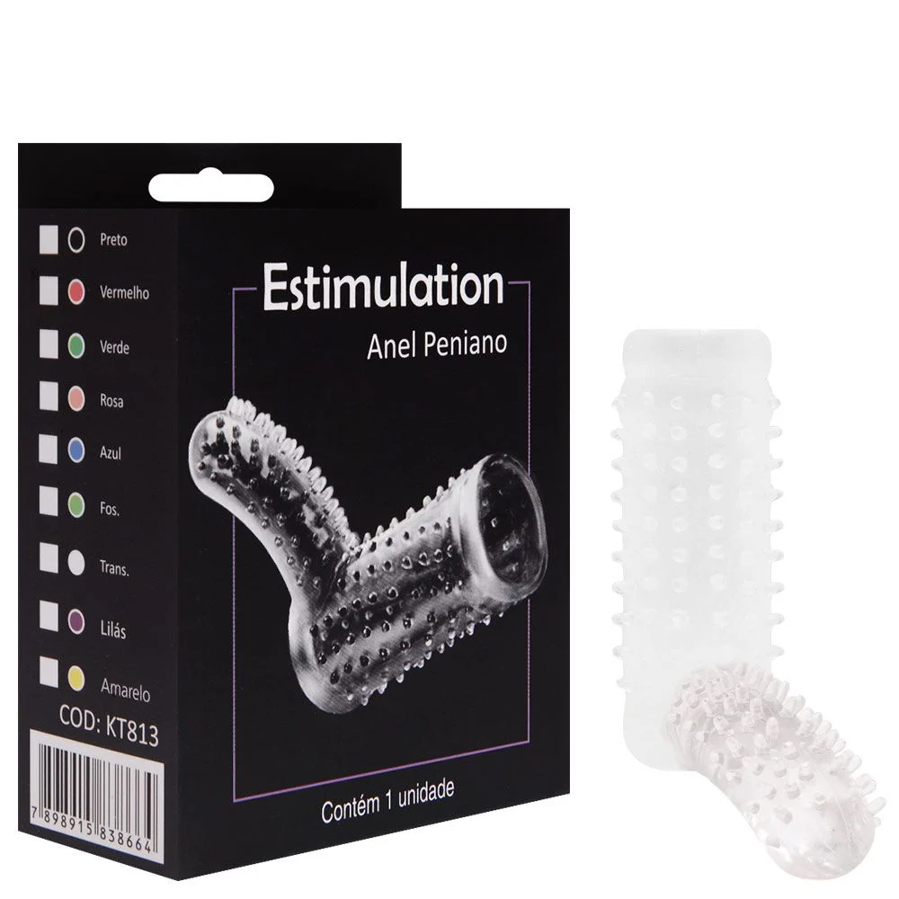 Meia Capa Peniana Com 3st1mul4d0r clitoriano (kt813)