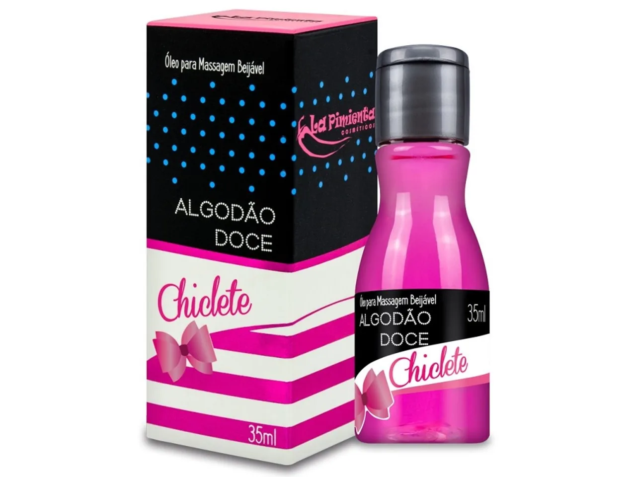 Gel comestível Algodão Doce Chiclete Hot 35 ml - La Pimienta
