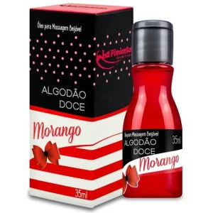 Gel comestível Algodão Doce Morango Hot 35 ml - La Pimienta