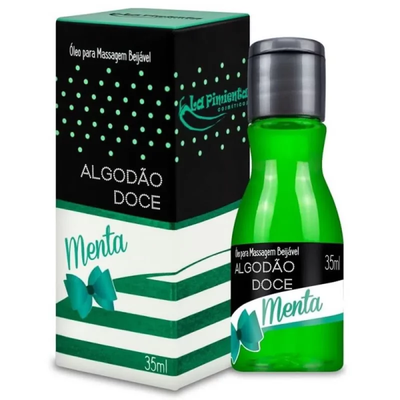 GEL COMESTÍVEL ALGODÃO DOCE MENTA HOT 35 ML – LA PIMIENTA