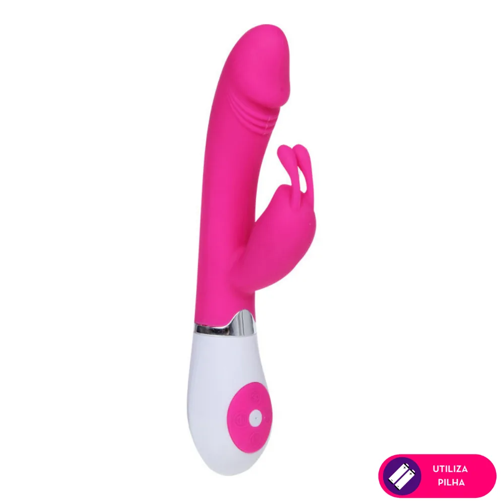 Vibrador com Estimulo Noponto G e no Clitóris Pretty Love -30 Vibração
