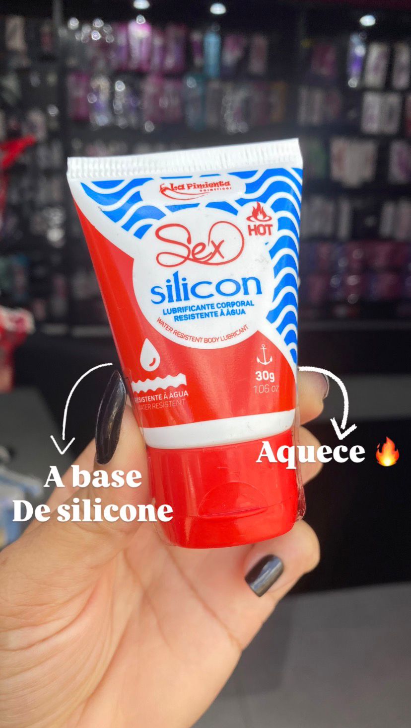 AQUA SILICON LUBRIFICANTE HOT CORPORAL SILICONADO 30G LA PIMIENTA — foto 1