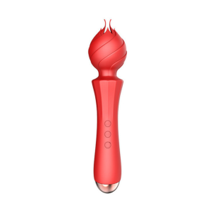 Gina -Vibrador varinha mágica- 20 vibração +5 intensidades (4436) vermelha