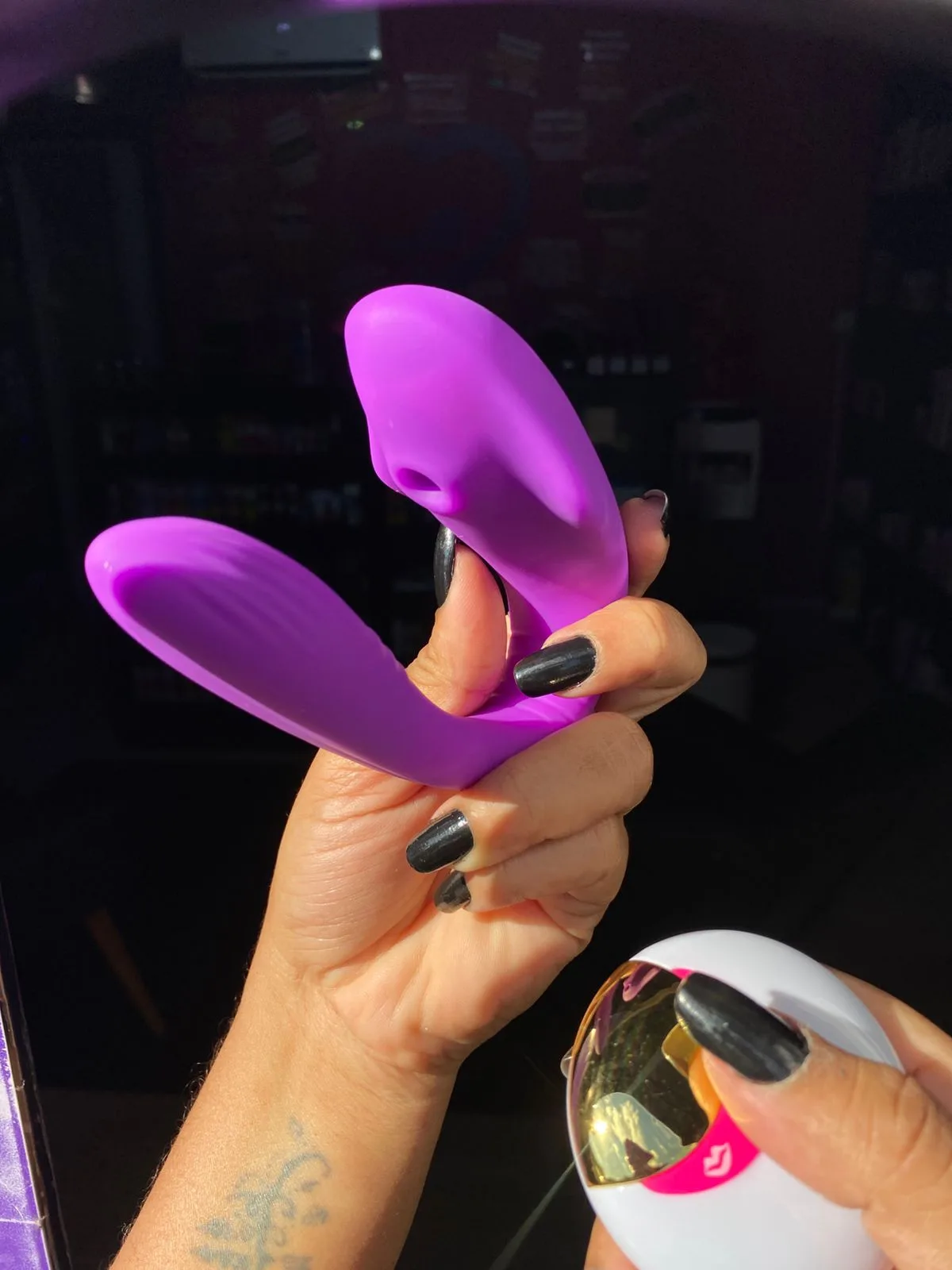 Vibrador para Casal com 8 Modos de Vibração e 5 Modos de Pulsação