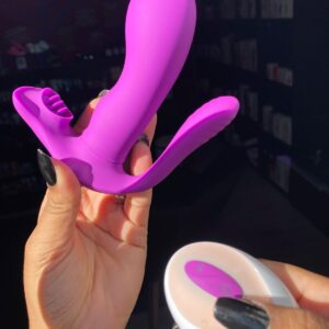 Vibrador calcinha com controle remoto e aquecimento (4354)