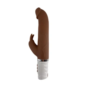 Daniel -Vibrador em formato glande com estimulador rabbit + aquecimento (4864)