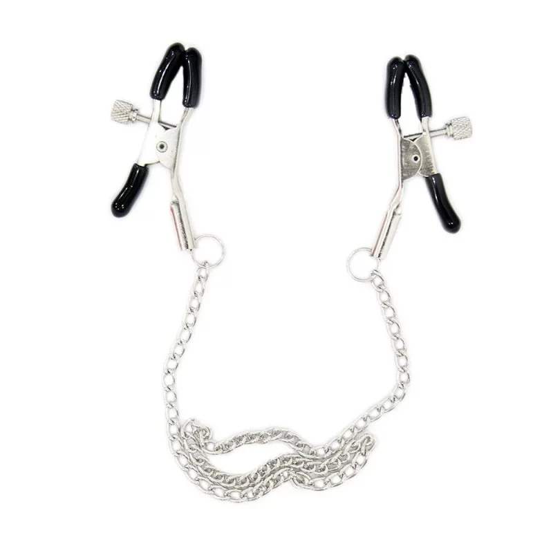 Grampos Para Mamilos Em Metal com correntes (5350) su000