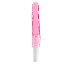 VIBRADOR EM SILICONE COM FORMATO DE PÊNIS (5102)
