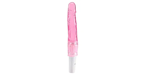 VIBRADOR EM SILICONE COM FORMATO DE PÊNIS pilha