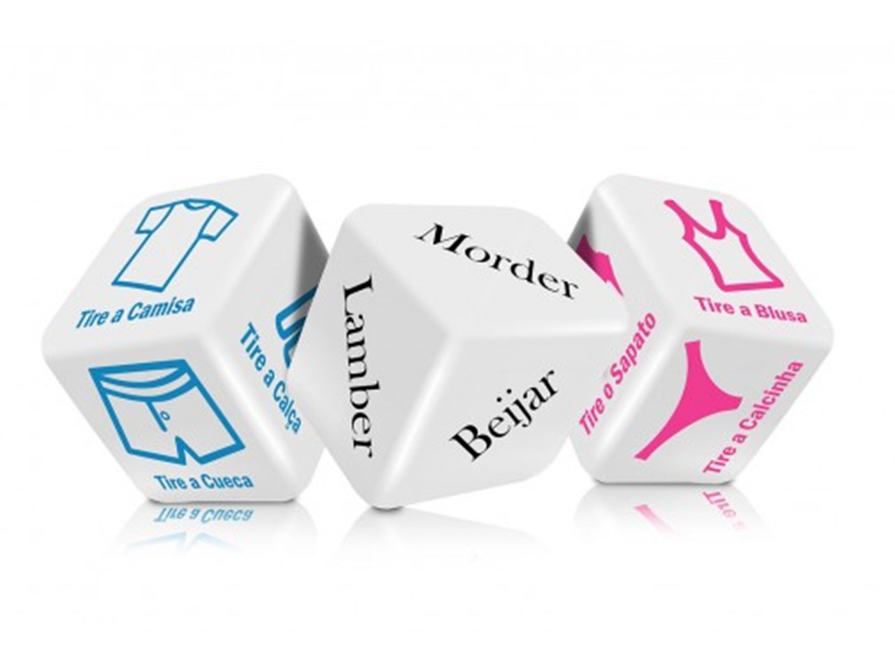 DADOS STR1P TEASE PARA CASAL - 3 UN. - SEXY FANTASY