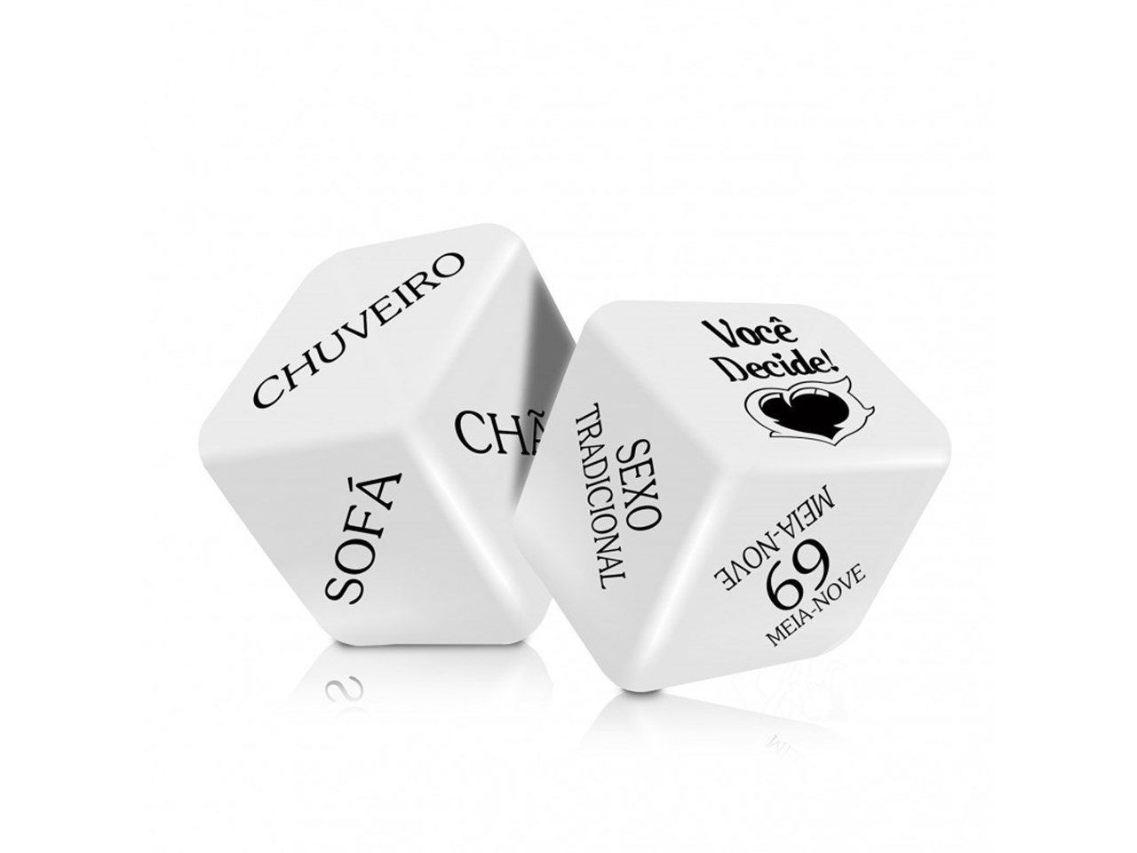 DADOS CUBOS DO AMOR HOT - 2 DADOS - SEXY FANTASY