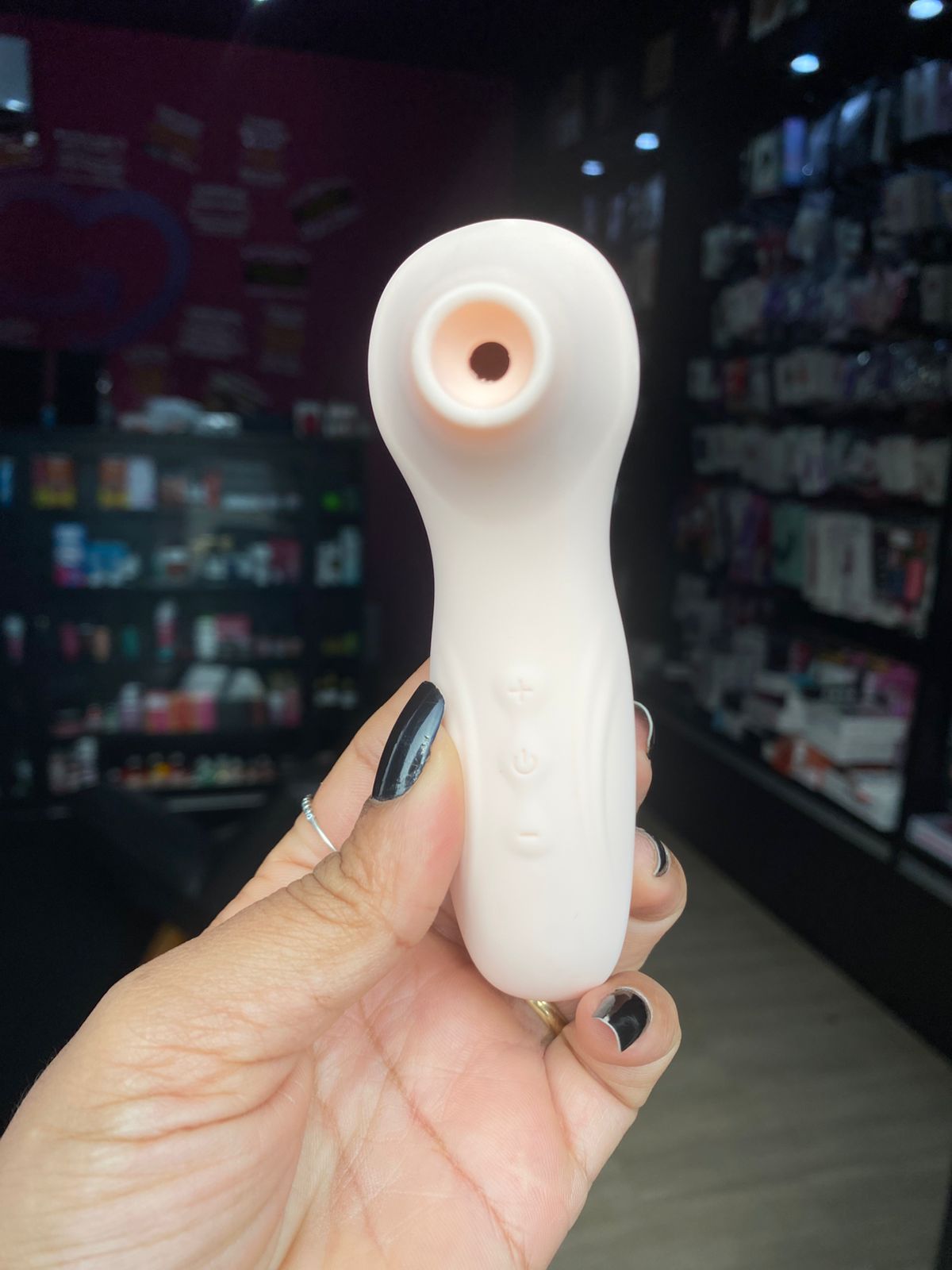 V1br4d0r Clitoriano por ondas de pulsação 10 intensidades (1019) recarregável