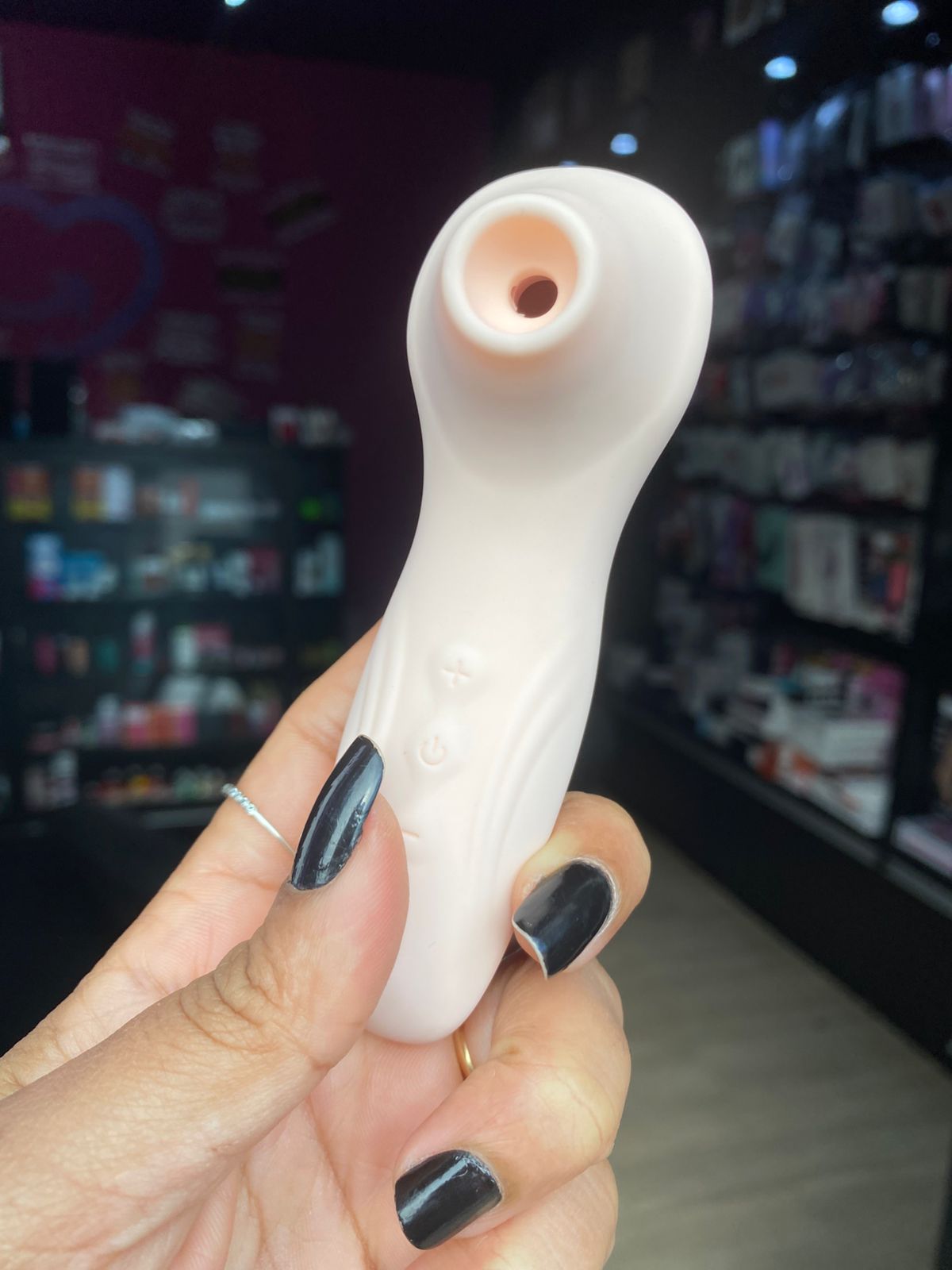 V1br4d0r Clitoriano por ondas de pulsação 10 intensidades (1019) recarregável