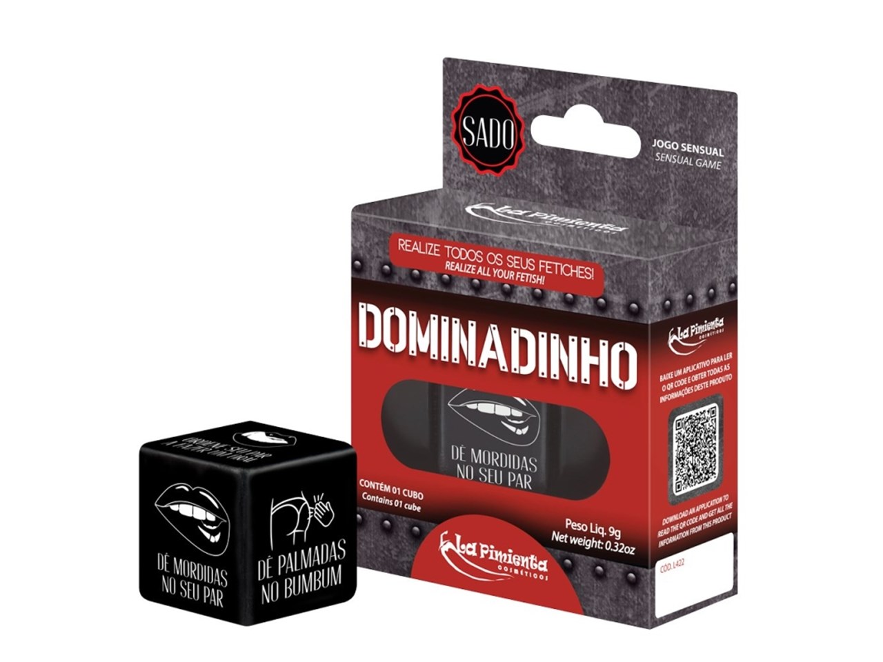 DOMINADINHO JOGO S3NSU4L 01 CUBO - LA PIMIENTA