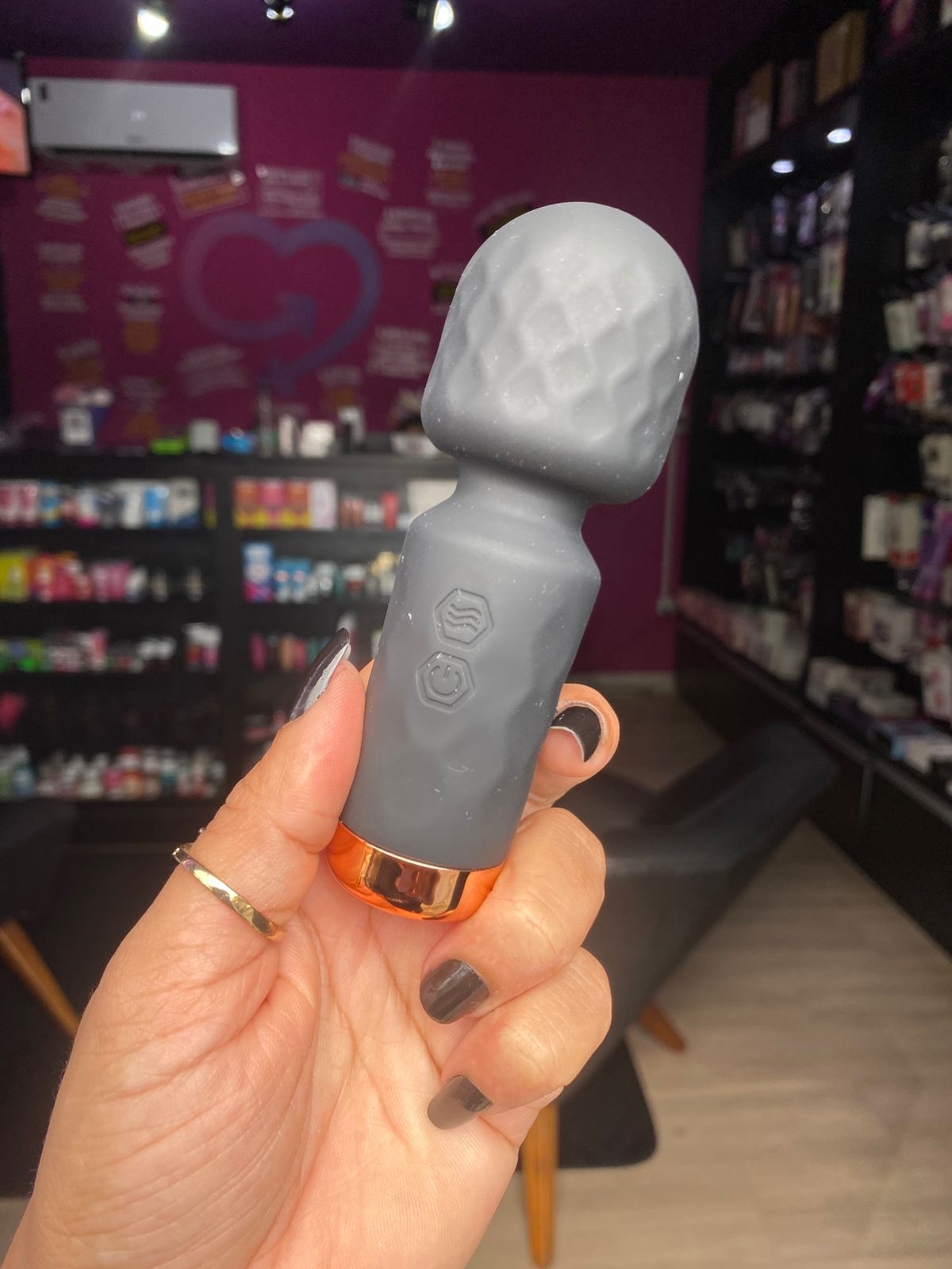 Mini Varinha Mágica com 10 intensidades (7949) recarregável — foto 1