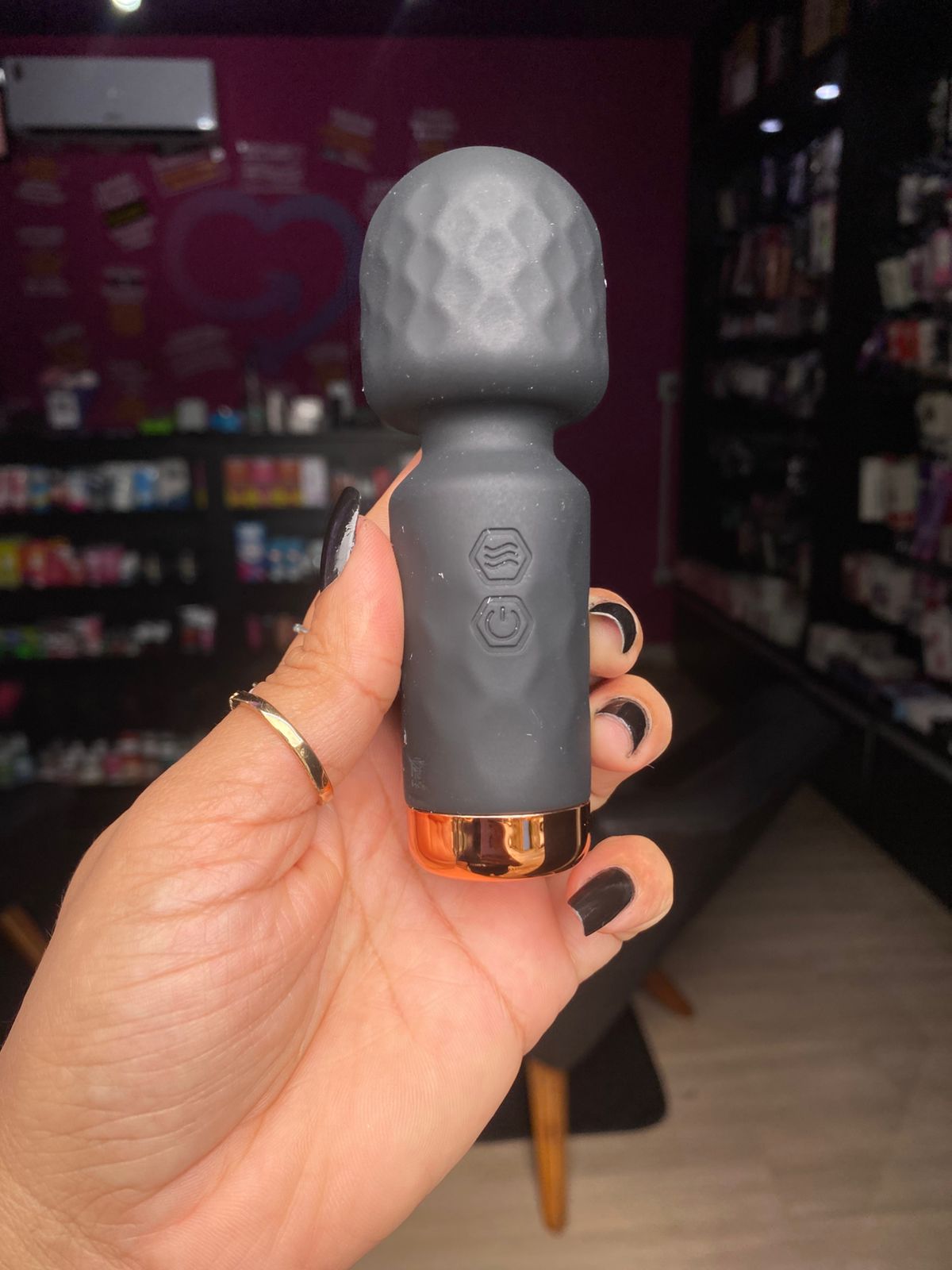 Mini Varinha Mágica com 10 intensidades (7949) recarregável — foto 2