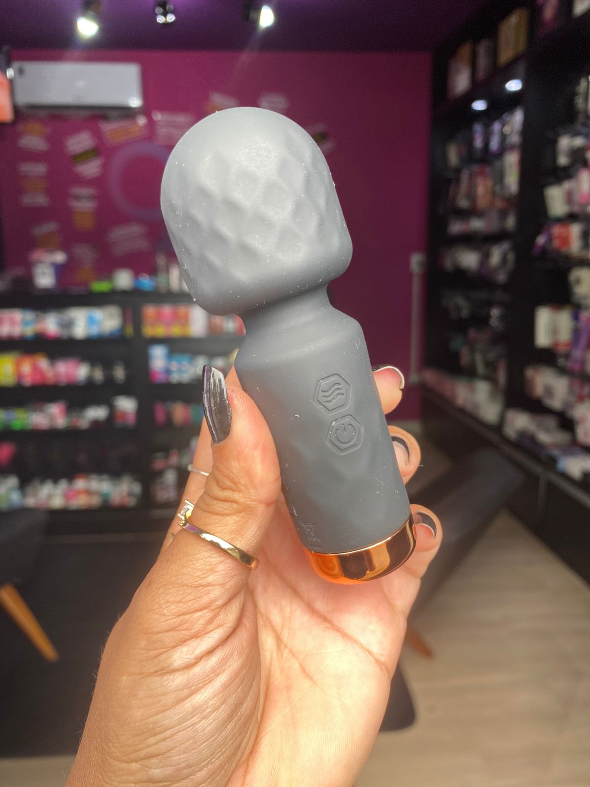 Mini Varinha Mágica com 10 intensidades (7949) recarregável — foto 4