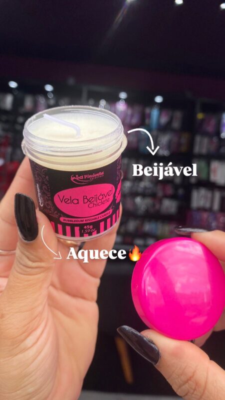 VELA BEIJÁVEL PARA MASSAGEM HOT 45G LA PIMIENTA