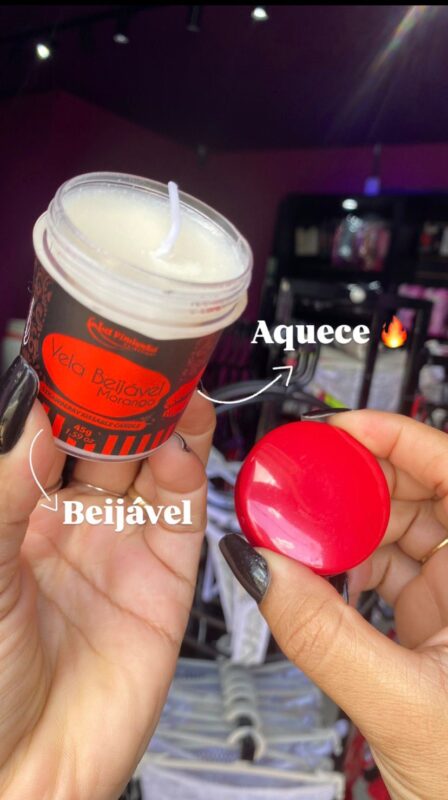 VELA BEIJÁVEL PARA MASSAGEM HOT 45G LA PIMIENTA