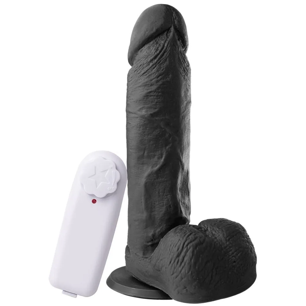 Pênis com Vibrador e Ventosa 19 x 4,4 cm Soulsex