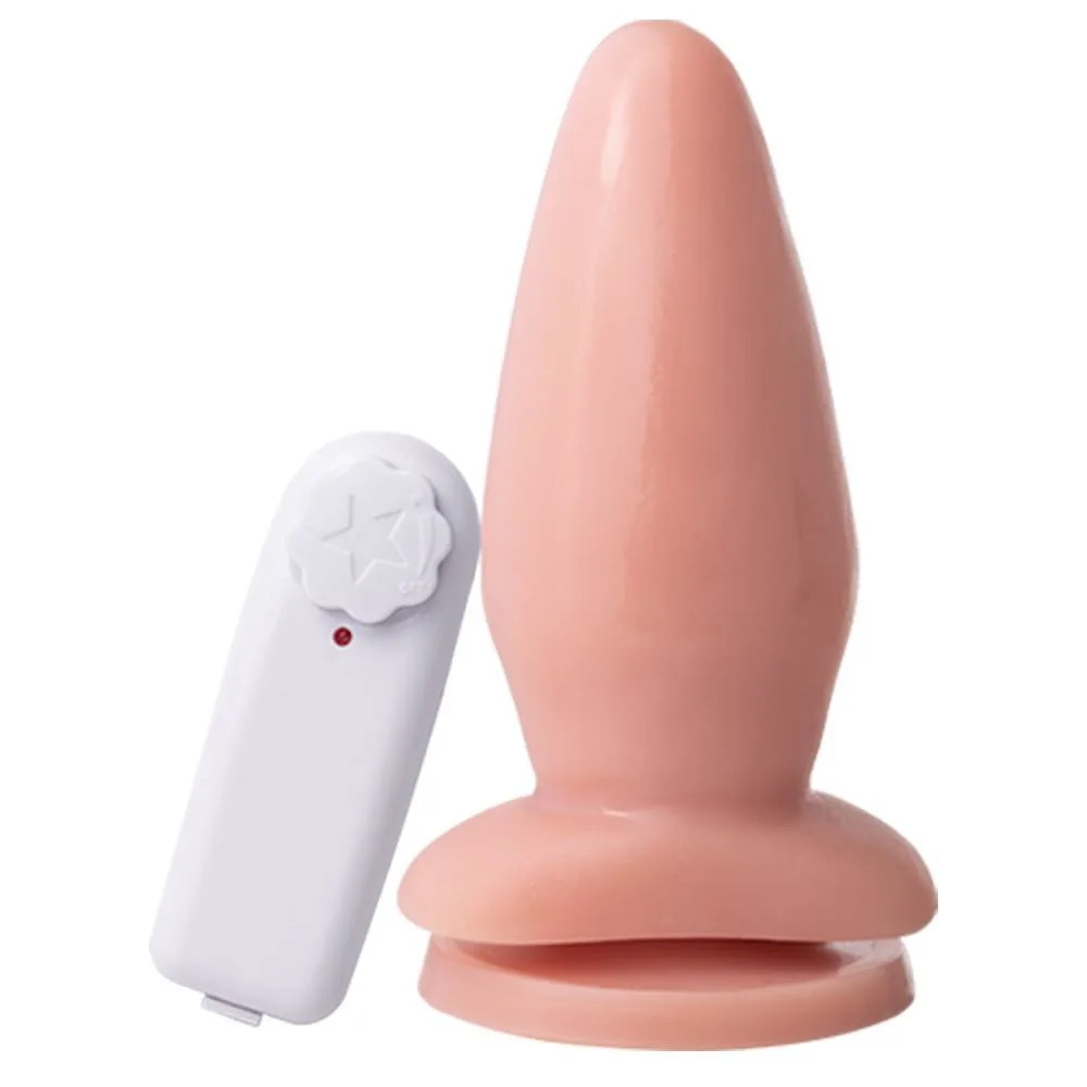 Plug Anal com Vibrador e Ventosa 13,5 x 5,3 cm Soul Sex