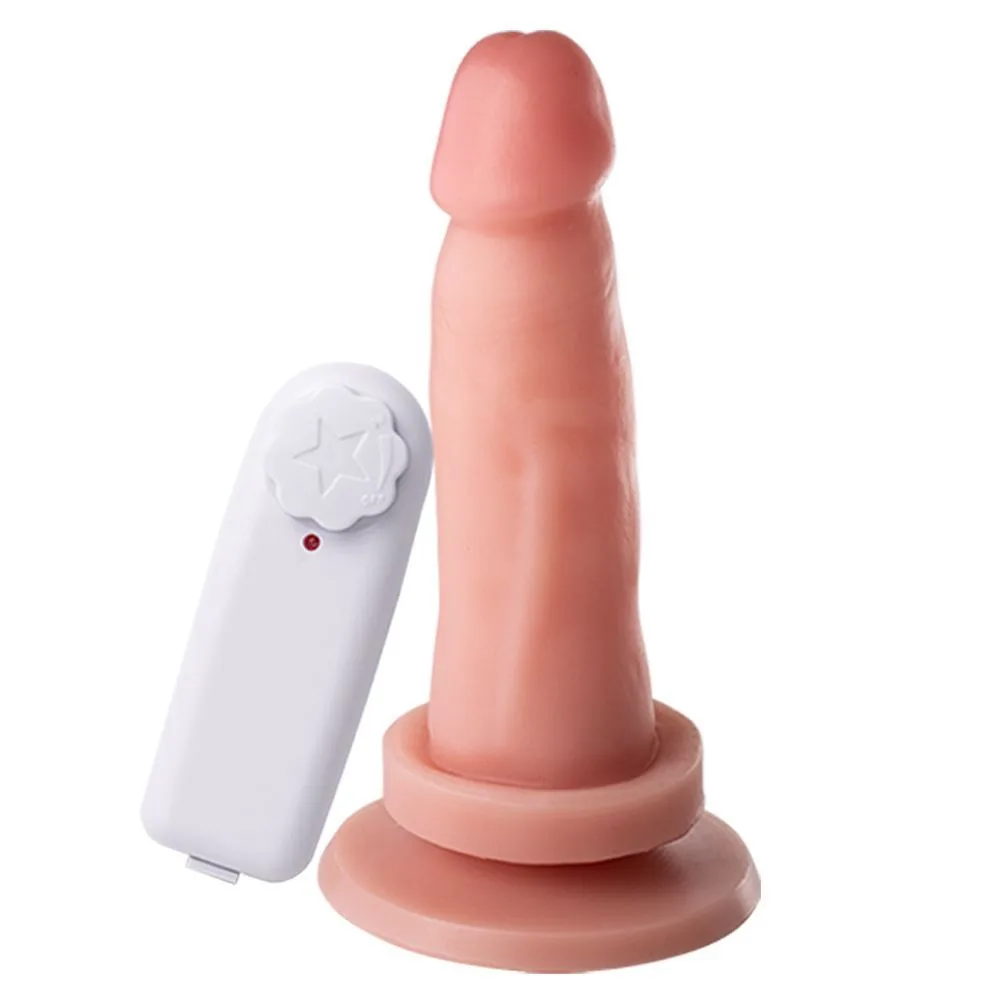 Pênis com Vibrador e Ventosa 14 x 3,6 cm Soulsex