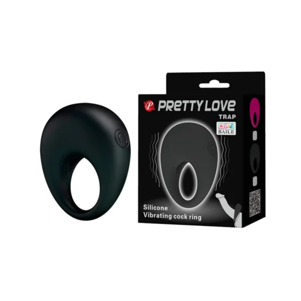 Anel Peniano Trap com Vibrador (1200) Pretty Love