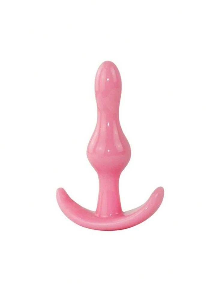 Plug Anal de Silicone 8,8x2,2cm Rosa
