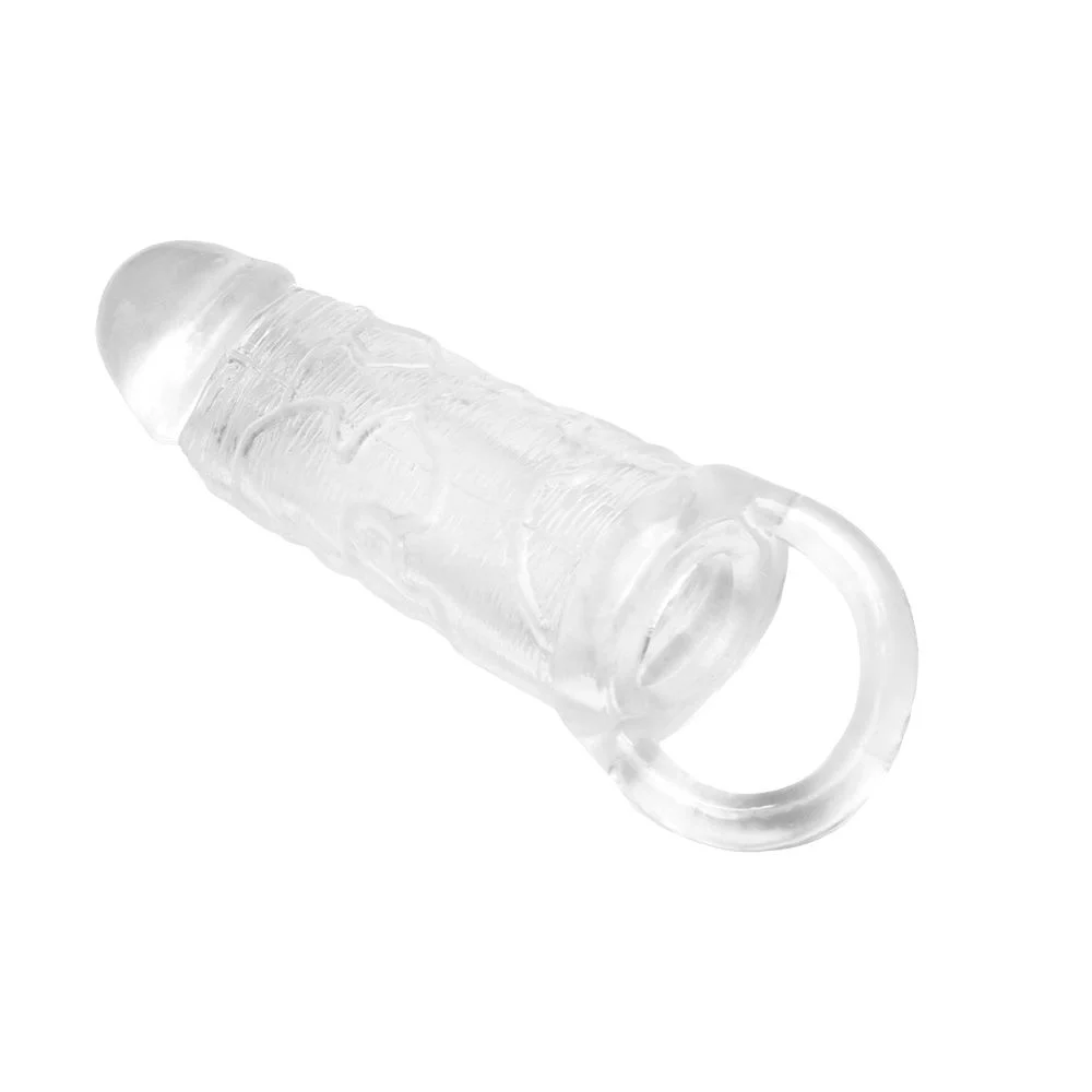 Capa Peniana Texturizada transparente 15 X 4,1Cm (7533) transparente — foto 3