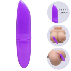 Batom do Prazer -VIBRADOR DISCRETO- 01 vibração (mv001) roxo