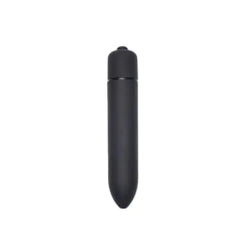 Cápsula Vibratória Bullet Aveludada com 10 Vibração Preto